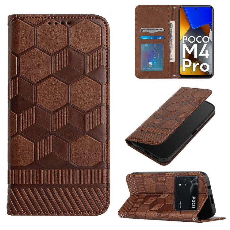 Football Texture Magnetic Leather Flip Phone Case, For Samsung Galaxy A12 5G / M12 / F12, For Samsung Galaxy A13 5G, For Samsung Galaxy A23 5G, For Samsung Galaxy A33 5G