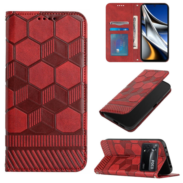 Football Texture Magnetic Leather Flip Phone Case, For Samsung Galaxy A12 5G / M12 / F12, For Samsung Galaxy A13 5G, For Samsung Galaxy A23 5G, For Samsung Galaxy A33 5G