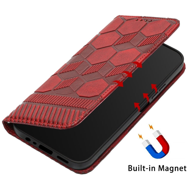 Football Texture Magnetic Leather Flip Phone Case, For Samsung Galaxy S21+ 5G, For Samsung Galaxy S21 Ultra 5G, For Samsung Galaxy S21 FE, For Samsung Galaxy S22 5G