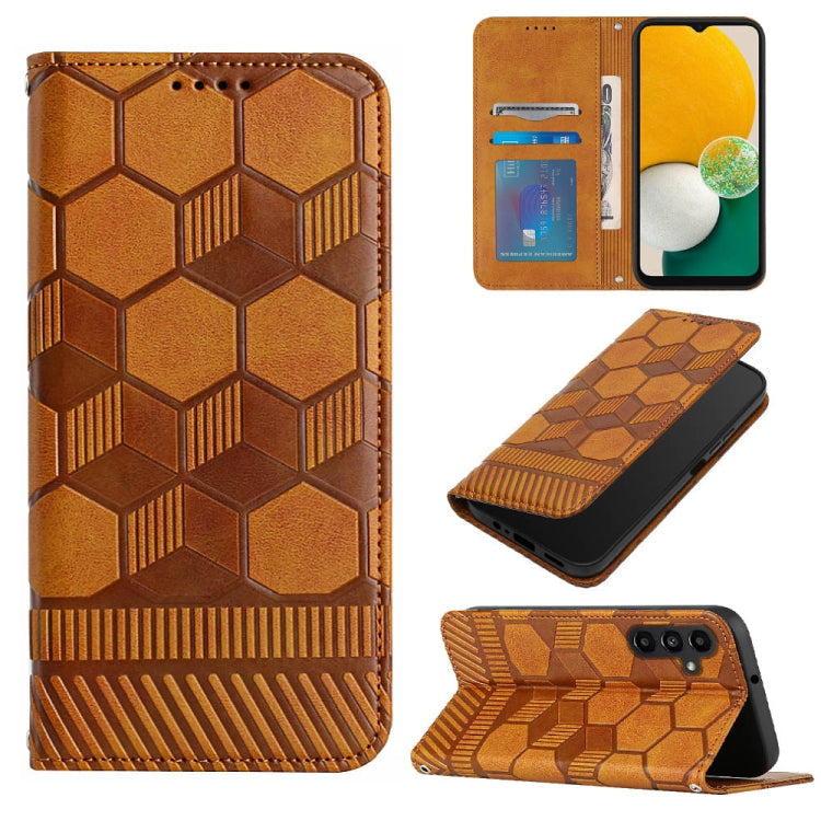 Football Texture Magnetic Leather Flip Phone Case, For Samsung Galaxy S21+ 5G, For Samsung Galaxy S21 Ultra 5G, For Samsung Galaxy S21 FE, For Samsung Galaxy S22 5G