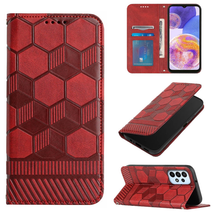 Football Texture Magnetic Leather Flip Phone Case, For Samsung Galaxy S21+ 5G, For Samsung Galaxy S21 Ultra 5G, For Samsung Galaxy S21 FE, For Samsung Galaxy S22 5G
