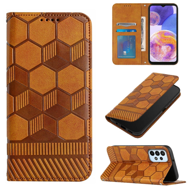Football Texture Magnetic Leather Flip Phone Case, For Samsung Galaxy S21+ 5G, For Samsung Galaxy S21 Ultra 5G, For Samsung Galaxy S21 FE, For Samsung Galaxy S22 5G