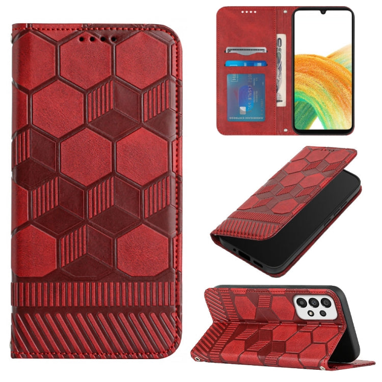 Football Texture Magnetic Leather Flip Phone Case, For Samsung Galaxy S21+ 5G, For Samsung Galaxy S21 Ultra 5G, For Samsung Galaxy S21 FE, For Samsung Galaxy S22 5G