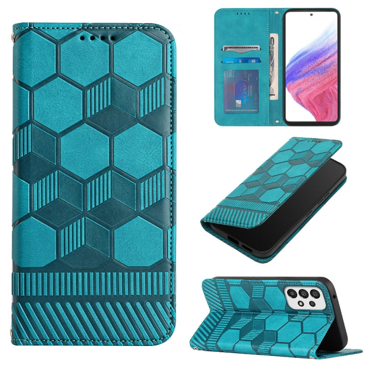 Football Texture Magnetic Leather Flip Phone Case, For Samsung Galaxy S22+ 5G, For Samsung Galaxy S22 Ultra 5G, For Samsung Galaxy A03 166mm, For Samsung Galaxy A13 4G