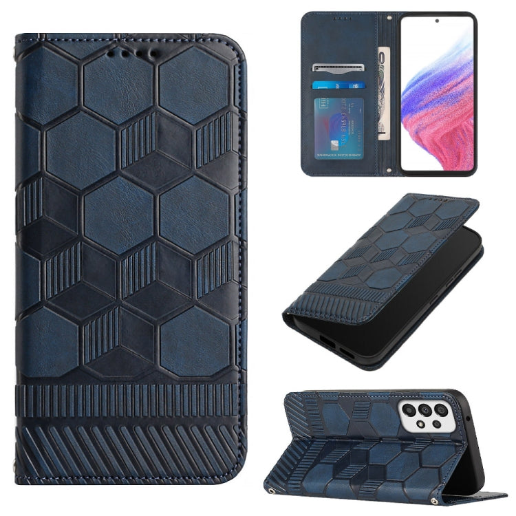 Football Texture Magnetic Leather Flip Phone Case, For Samsung Galaxy S22+ 5G, For Samsung Galaxy S22 Ultra 5G, For Samsung Galaxy A03 166mm, For Samsung Galaxy A13 4G