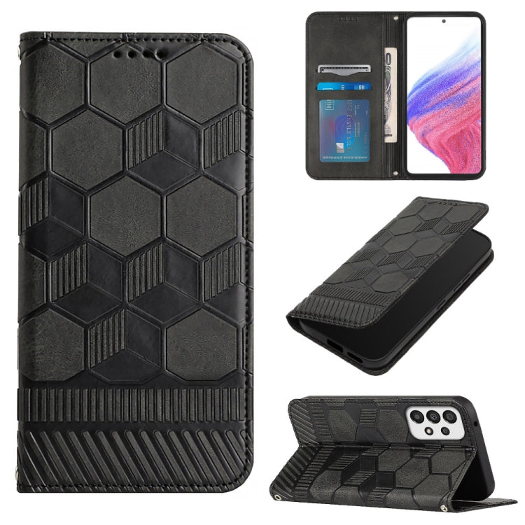 Football Texture Magnetic Leather Flip Phone Case, For Samsung Galaxy S22+ 5G, For Samsung Galaxy S22 Ultra 5G, For Samsung Galaxy A03 166mm, For Samsung Galaxy A13 4G