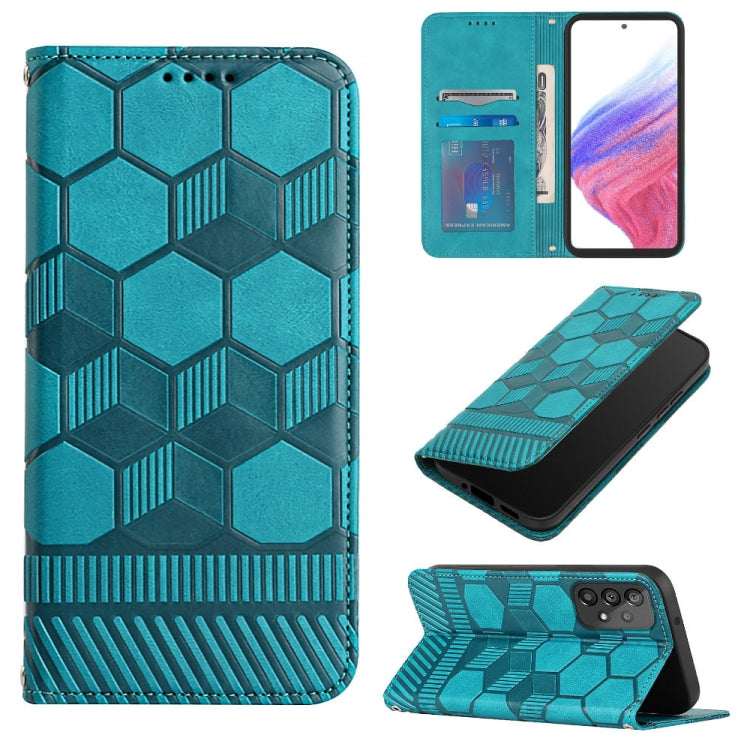 Football Texture Magnetic Leather Flip Phone Case, For Samsung Galaxy S22+ 5G, For Samsung Galaxy S22 Ultra 5G, For Samsung Galaxy A03 166mm, For Samsung Galaxy A13 4G