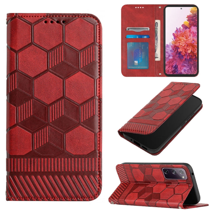 Football Texture Magnetic Leather Flip Phone Case, For Samsung Galaxy S22+ 5G, For Samsung Galaxy S22 Ultra 5G, For Samsung Galaxy A03 166mm, For Samsung Galaxy A13 4G