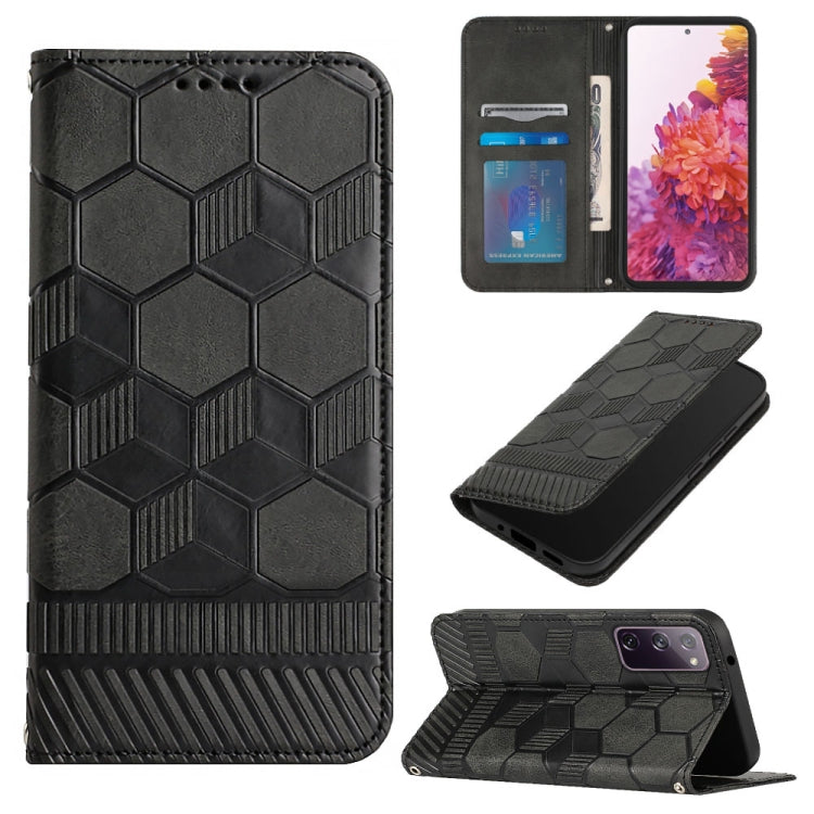 Football Texture Magnetic Leather Flip Phone Case, For Samsung Galaxy S22+ 5G, For Samsung Galaxy S22 Ultra 5G, For Samsung Galaxy A03 166mm, For Samsung Galaxy A13 4G