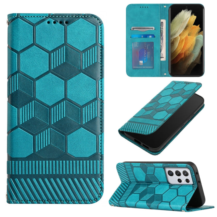 Football Texture Magnetic Leather Flip Phone Case, For Samsung Galaxy S21+ 5G, For Samsung Galaxy S21 Ultra 5G, For Samsung Galaxy S21 FE, For Samsung Galaxy S22 5G