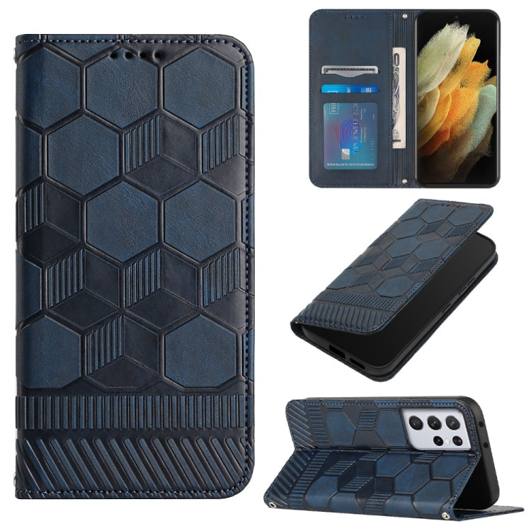 Football Texture Magnetic Leather Flip Phone Case, For Samsung Galaxy S21+ 5G, For Samsung Galaxy S21 Ultra 5G, For Samsung Galaxy S21 FE, For Samsung Galaxy S22 5G