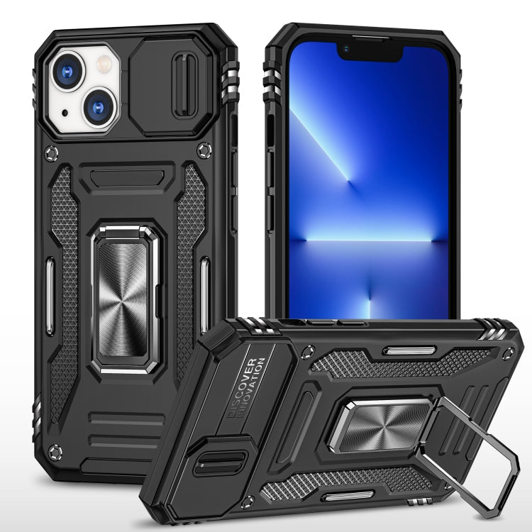 Armor PC + TPU Camera Shield Phone Case, For iPhone 14, For iPhone 14 Plus, For iPhone 14 Pro, For iPhone 14 Pro Max