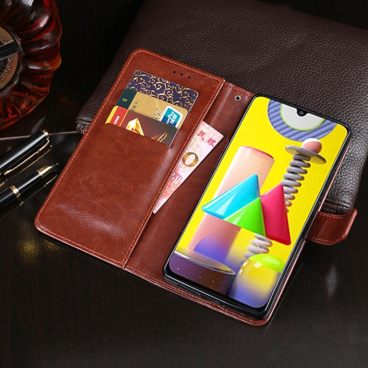 idewei Crazy Horse Texture Horizontal Flip Leather Case with Holder & Card Slots & Wallet, For Galaxy M31, For Sony Xperia 1 II, For Sony Xperia 10 II