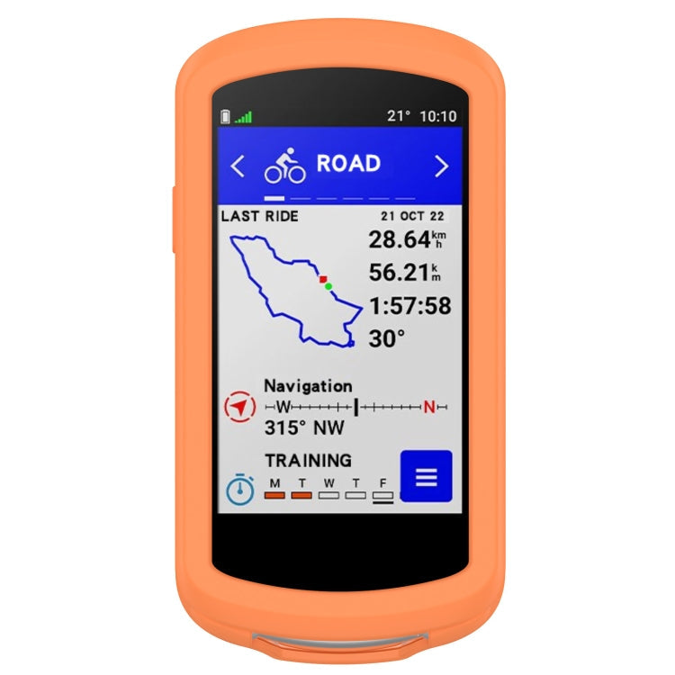 Full Back Cover Stopwatch Silicone Case, For Garmin Edge 1040