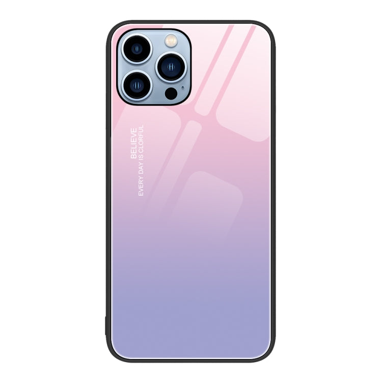 Colorful Painted Glass Phone Case, For iPhone 13 Pro