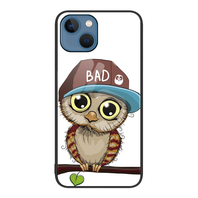 Colorful Painted Glass Phone Case, For iPhone 13