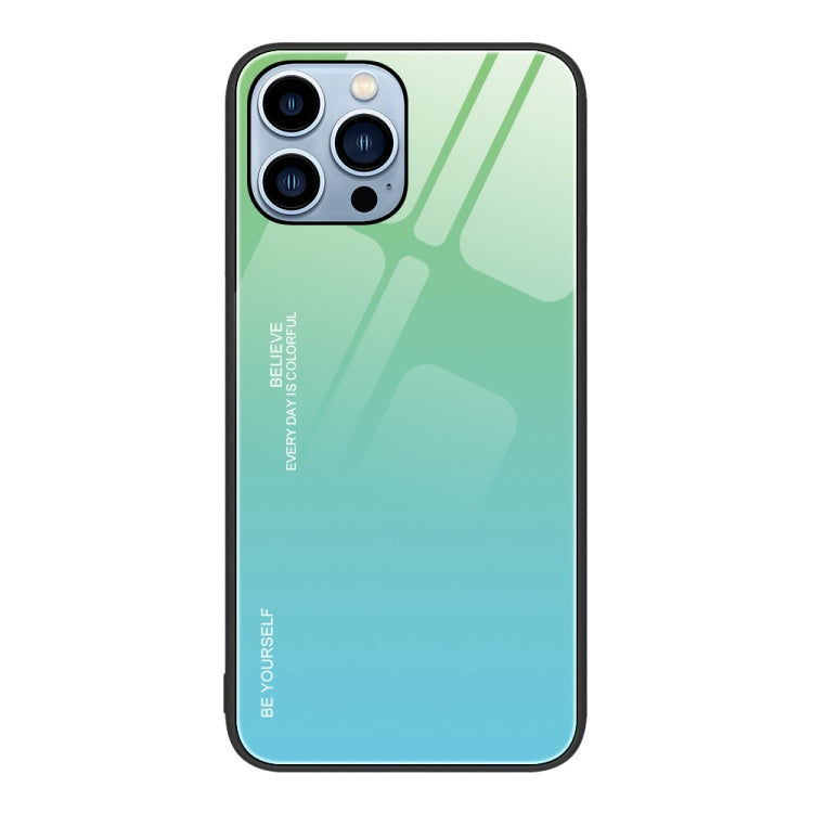 Gradient Color Glass Case, For iPhone 12 Pro Max, For iPhone 12, For iPhone 13 Pro Max