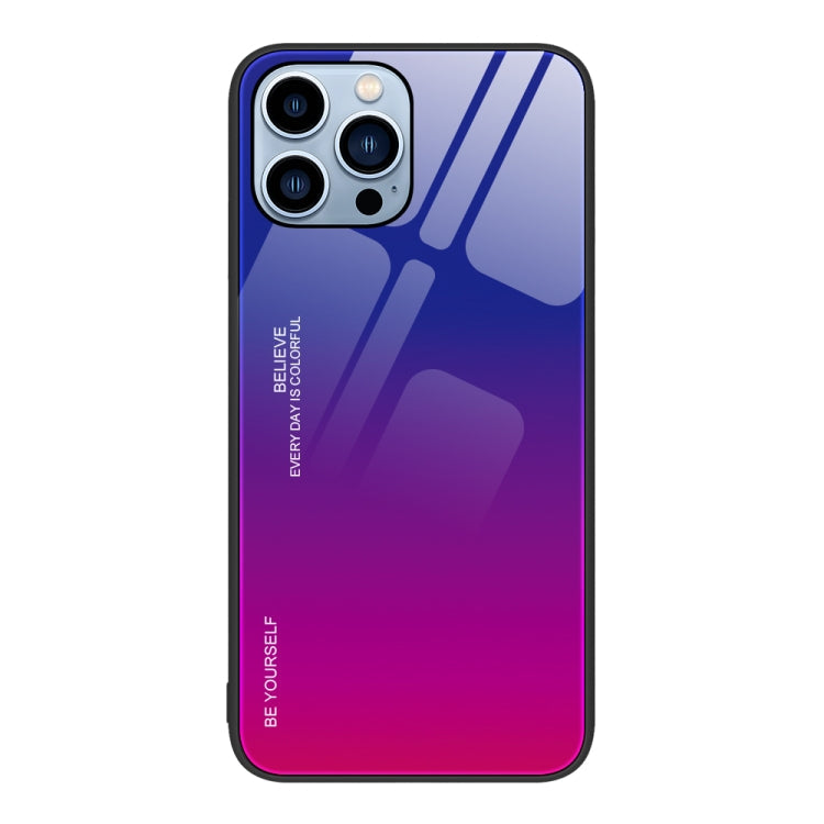 Gradient Color Glass Case, For iPhone 14 Pro Max, For iPhone 14 Pro, For iPhone 14