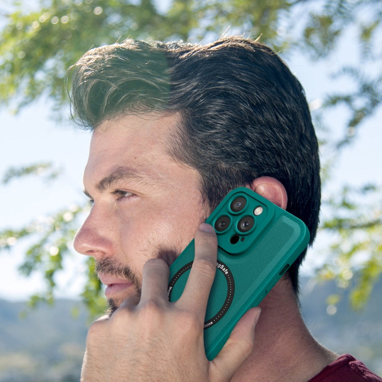 Magsafe Magnetic Plain Leather Phone Case, For iPhone 14, For iPhone 14 Plus, For iPhone 14 Pro, For iPhone 14 Pro Max, For iPhone 13, For iPhone 13 Pro