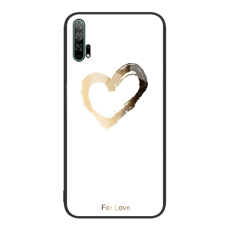 Colorful Painted Glass Phone Case, For Honor 20 Pro