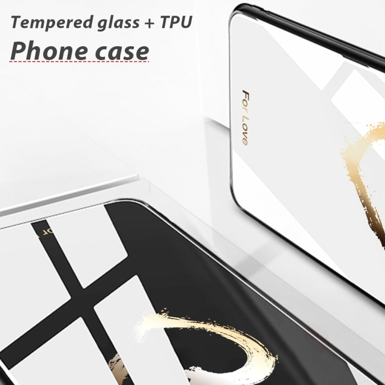 Colorful Painted Glass Phone Case, For Honor 20 Pro