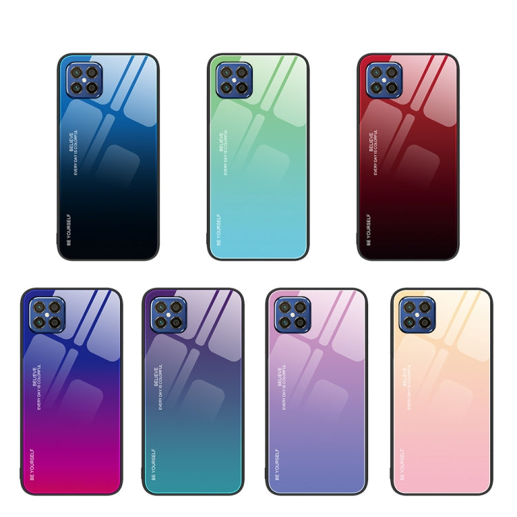 Gradient Color Glass Case, For Huawei nova 8 SE, For Huawei nova 9, For Huawei P30 Pro