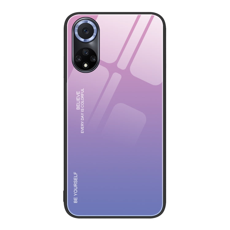 Gradient Color Glass Case, For Huawei nova 8 SE, For Huawei nova 9, For Huawei P30 Pro