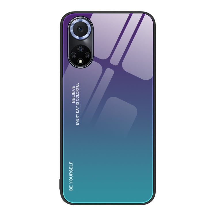 Gradient Color Glass Case, For Huawei nova 8 SE, For Huawei nova 9, For Huawei P30 Pro