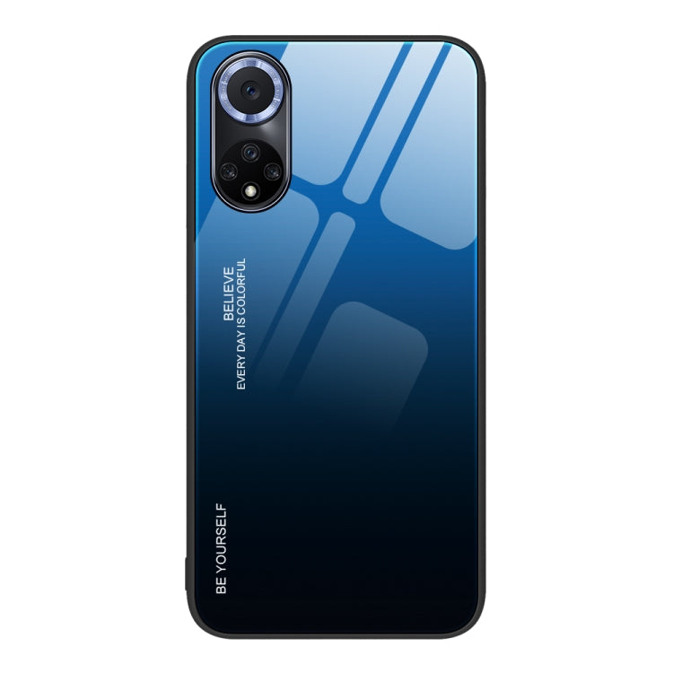 Gradient Color Glass Case, For Huawei nova 8 SE, For Huawei nova 9, For Huawei P30 Pro