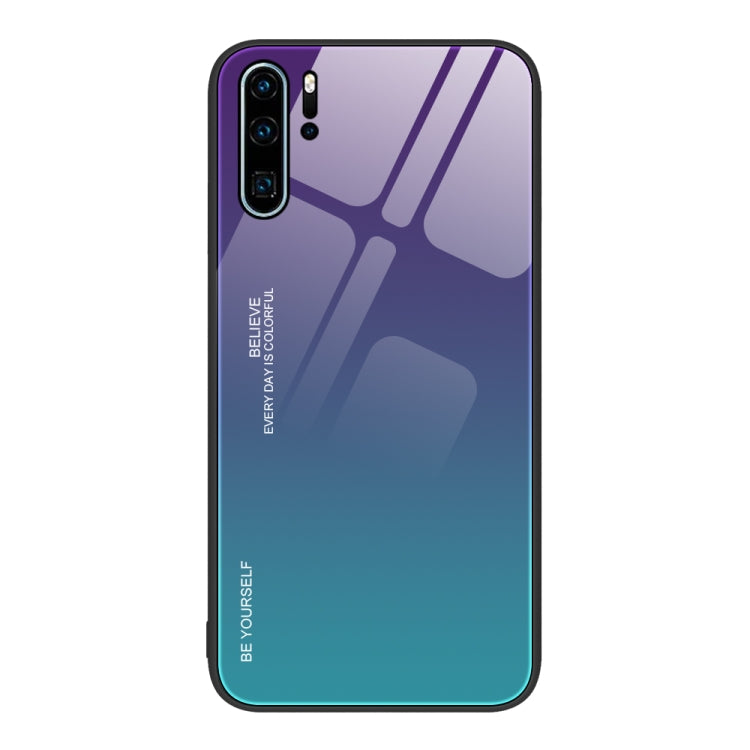 Gradient Color Glass Case, For Huawei nova 8 SE, For Huawei nova 9, For Huawei P30 Pro