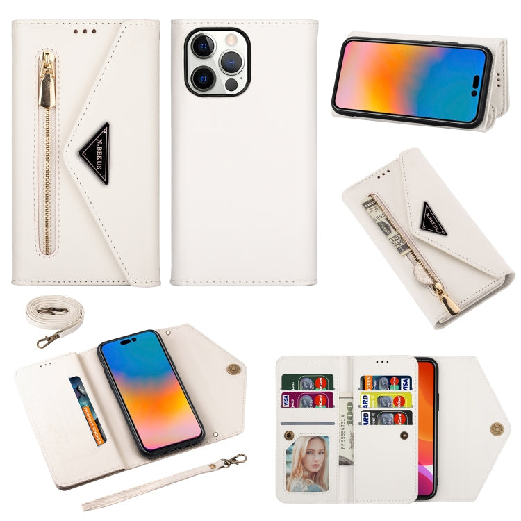 Skin Feel Zipper Horizontal Flip Leather Case, For iPhone 14, For iPhone 14 Max, For iPhone 14 Pro, For iPhone 14 Pro Max