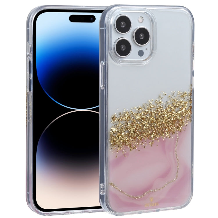 DFANS DESIGN Dual-color Starlight Shining Phone Case, For iPhone 14, For iPhone 14 Pro, For iPhone 14 Pro Max