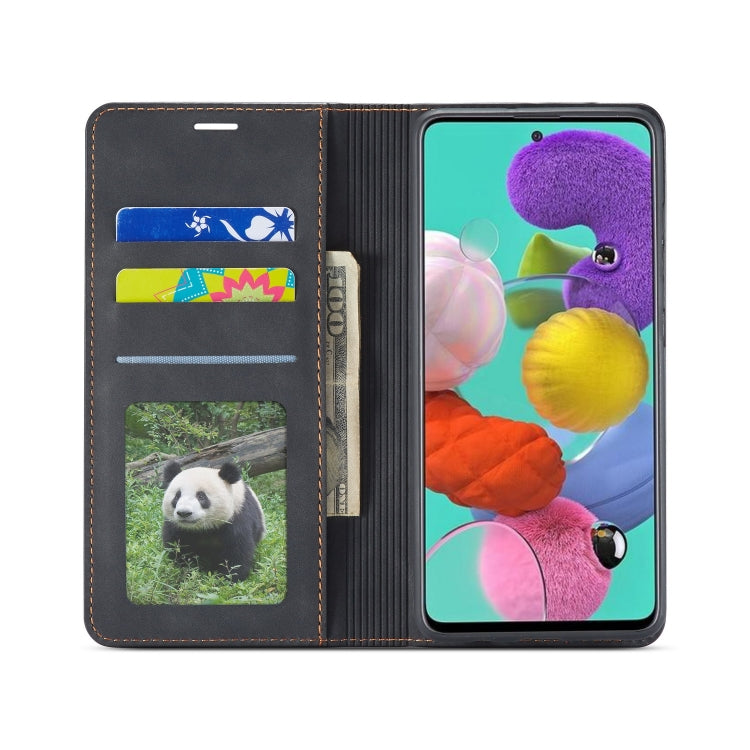 Forwenw Dream Series Oil Edge Strong Magnetism Horizontal Flip Leather Case with Holder & Card Slots & Wallet & Photo Frame, For Galaxy A51, For Galaxy A71, For Xiaomi Redmi Note 8 Pro, For Xiaomi Redmi Note 8, For Galaxy S20, For Galaxy S20 Plus