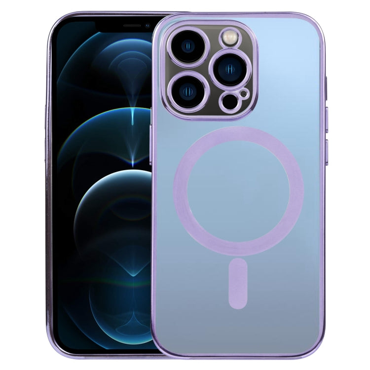 MagSafe Electroplating Straight TPU Phone Case, For iPhone 12 Pro, For iPhone 12 Pro Max