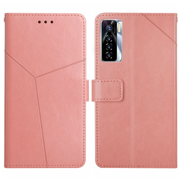 HT01 Y-shaped Pattern Flip Leather Phone Case, For Tecno Camon 17 Pro, For Tecno Camon 17P, For Tecno Camon 18i, For Tecno Camon 18P