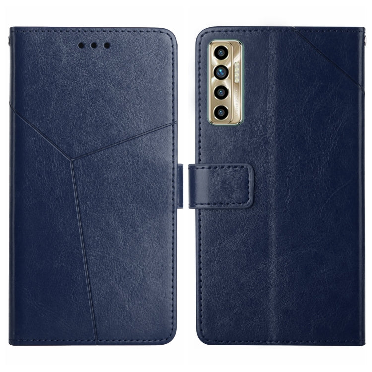 HT01 Y-shaped Pattern Flip Leather Phone Case, For Tecno Camon 17 Pro, For Tecno Camon 17P, For Tecno Camon 18i, For Tecno Camon 18P