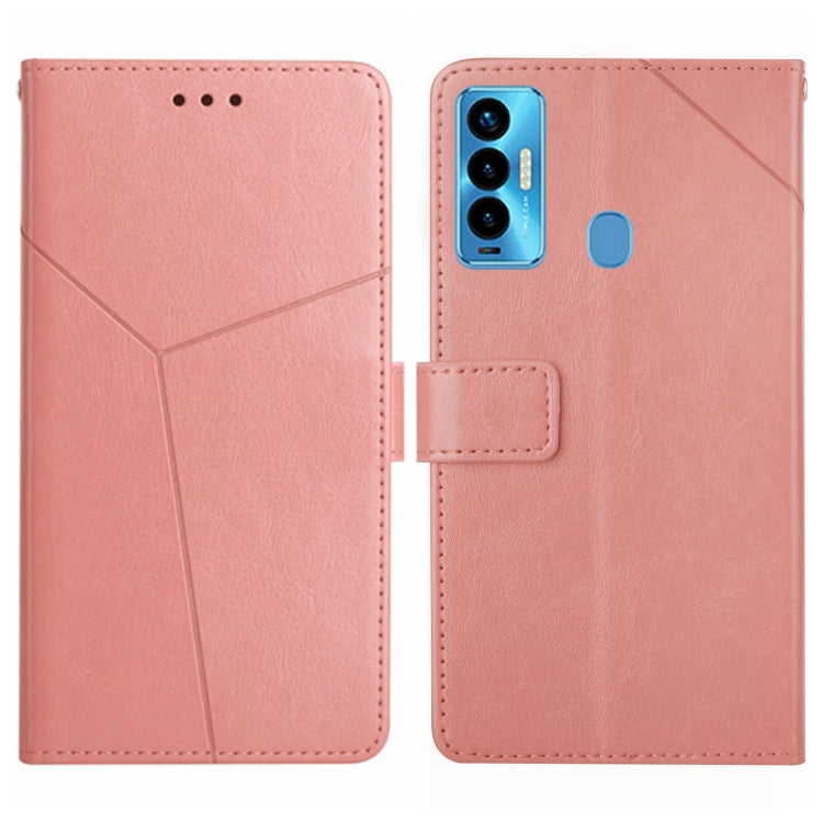 HT01 Y-shaped Pattern Flip Leather Phone Case, For Tecno Camon 17 Pro, For Tecno Camon 17P, For Tecno Camon 18i, For Tecno Camon 18P