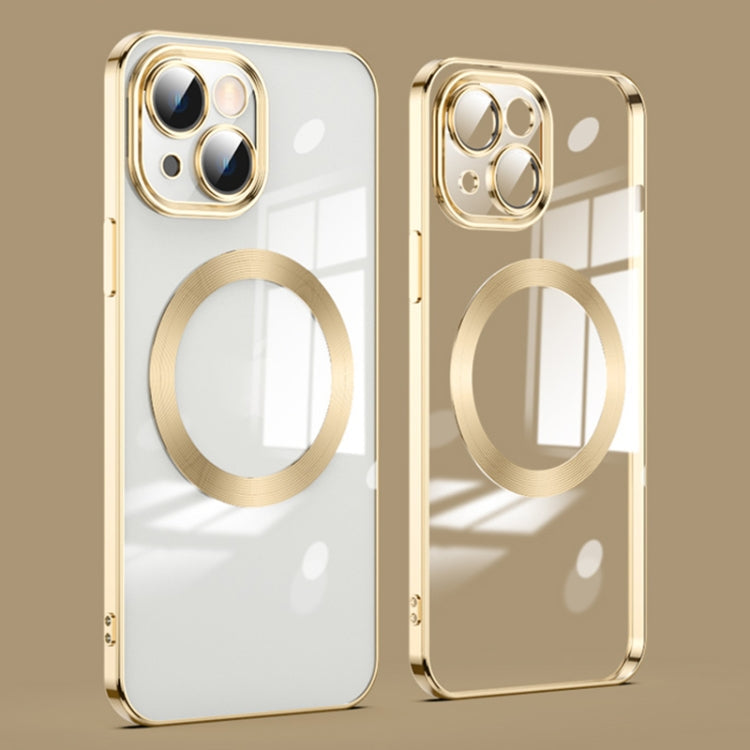 Lens Protector MagSafe Electroplated Phone Case, For iPhone 14 Plus