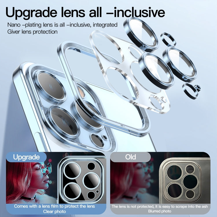 Lens Protector MagSafe Electroplated Phone Case, For iPhone 14 Plus