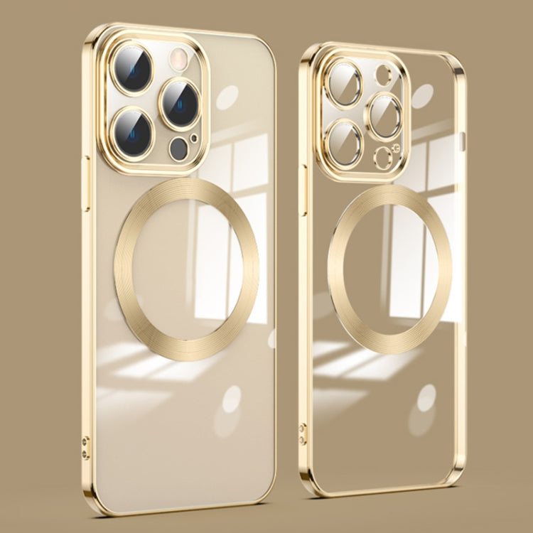 Lens Protector MagSafe Electroplated Phone Case, For iPhone 14 Plus