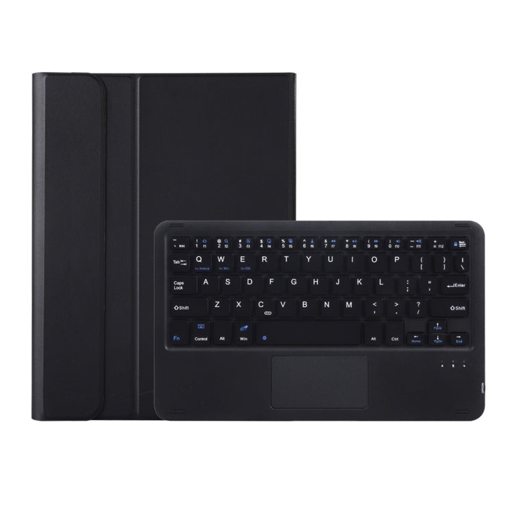 OP12-A Lambskin Texture Ultra-thin Bluetooth Keyboard Leather Case with Touchpad, OP12-A