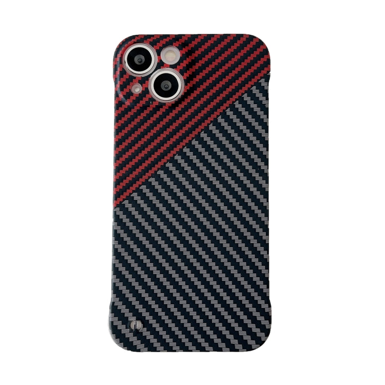 Carbon Fiber Texture PC Phone Case, For iPhone 13 Pro Max, For iPhone 14, For iPhone 14 Plus, For iPhone 14 Pro