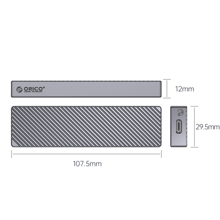 ORICO 10Gbps USB3.2 Gen2 Type-C M.2 NVMe/NGFF(SATA) Dual Protocol SSD Enclosure