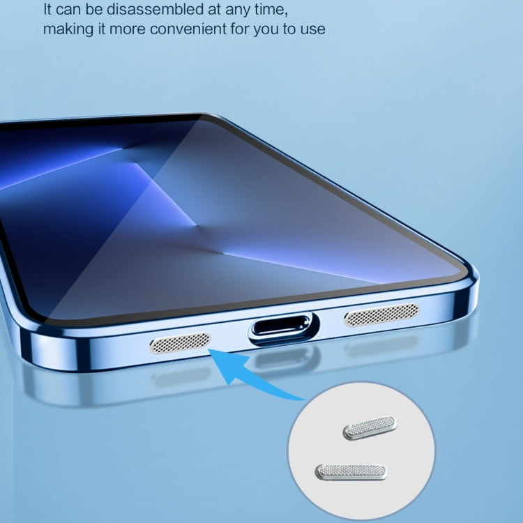 9D Plated Lens Film Clear Phone Case, For iPhone 14 Pro Max