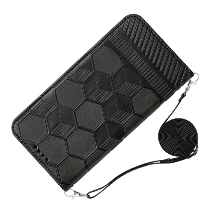 Crossbody Football Texture Magnetic PU Phone Case, For iPhone 13 Mini, For iPhone 13 Pro, For iPhone 13 Pro Max, For iPhone 14