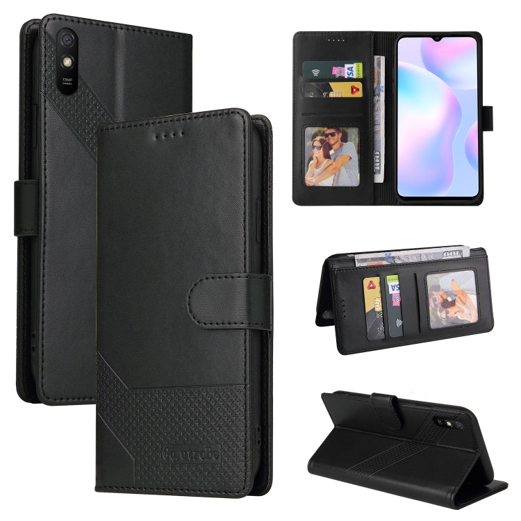 GQUTROBE Skin Feel Magnetic Leather Phone Case, For Xiaomi Redmi 7A, For Xiaomi Redmi 9A, For Xiaomi Redmi 9C, For Xiaomi Redmi 9T