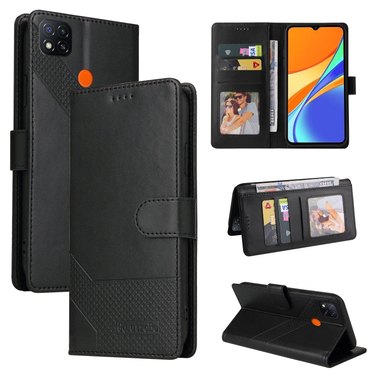 GQUTROBE Skin Feel Magnetic Leather Phone Case, For Xiaomi Redmi 7A, For Xiaomi Redmi 9A, For Xiaomi Redmi 9C, For Xiaomi Redmi 9T