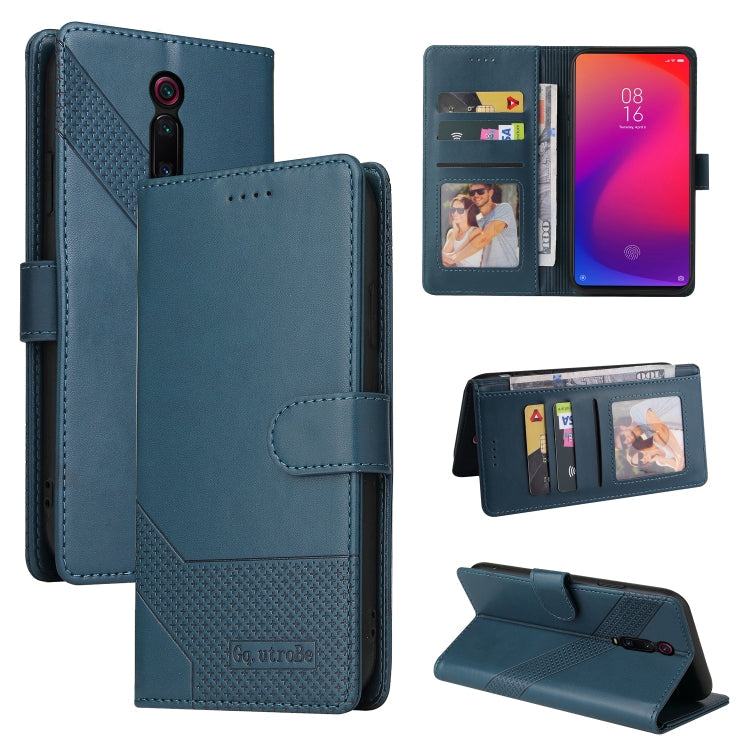 GQUTROBE Skin Feel Magnetic Leather Phone Case, For Xiaomi Redmi K20, For Xiaomi Redmi Note 9 Pro, For Xiaomi Redmi Note 9T, For Xiaomi Redmi Note 8 Pro