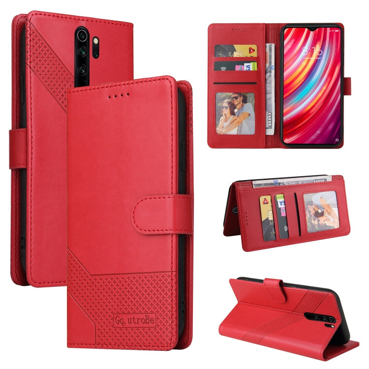 GQUTROBE Skin Feel Magnetic Leather Phone Case, For Xiaomi Redmi K20, For Xiaomi Redmi Note 9 Pro, For Xiaomi Redmi Note 9T, For Xiaomi Redmi Note 8 Pro