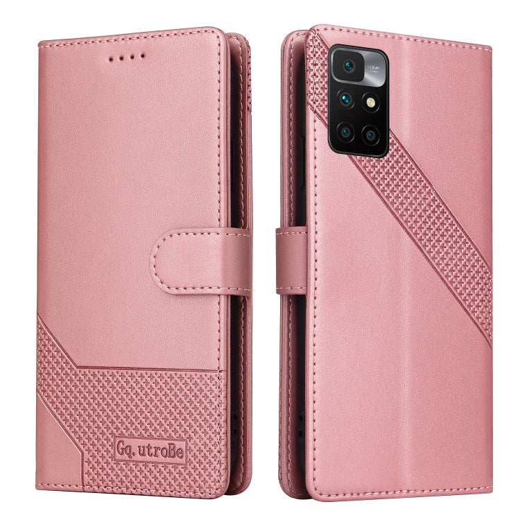 GQUTROBE Skin Feel Magnetic Leather Phone Case, For Xiaomi Redmi 10, For Xiaomi Redmi Note 7, For Xiaomi Redmi Note 10 4G, For Xiaomi Redmi Note 11 4G Global